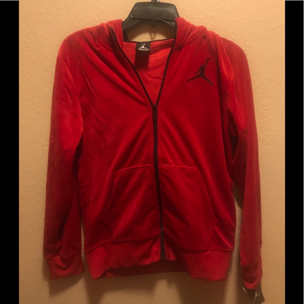 New Nike Air Jordan Full Zip Hoodie Youth Size L - Picture 1 of 7
